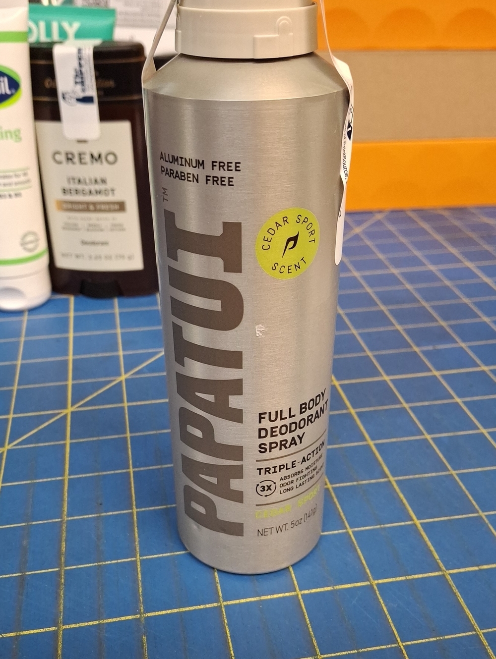 PAPATUŌ Full Body Deodorant Spray 141g Cedar Sport Spray New